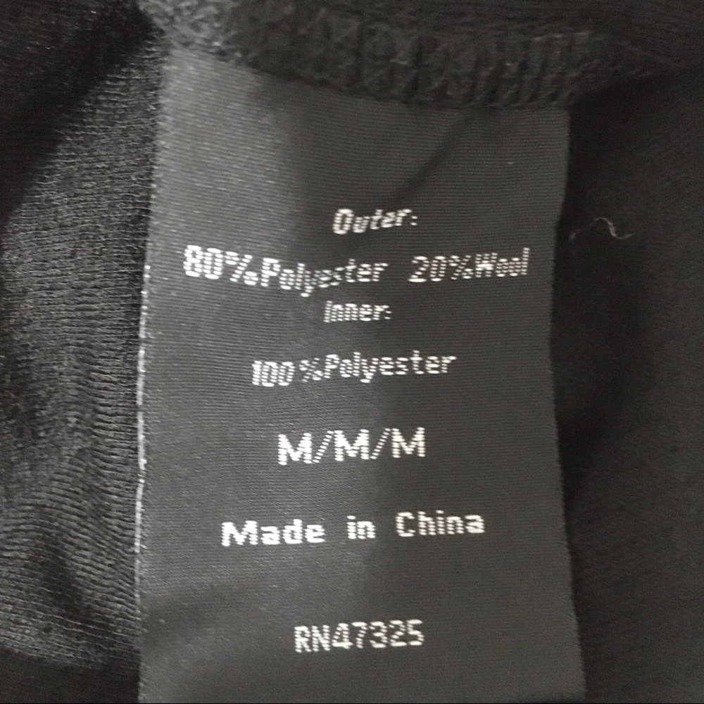 Omni Wool Black Long Sleeve - Picture 5 of 6